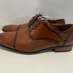 Guess Tan Leather Men's Derbys